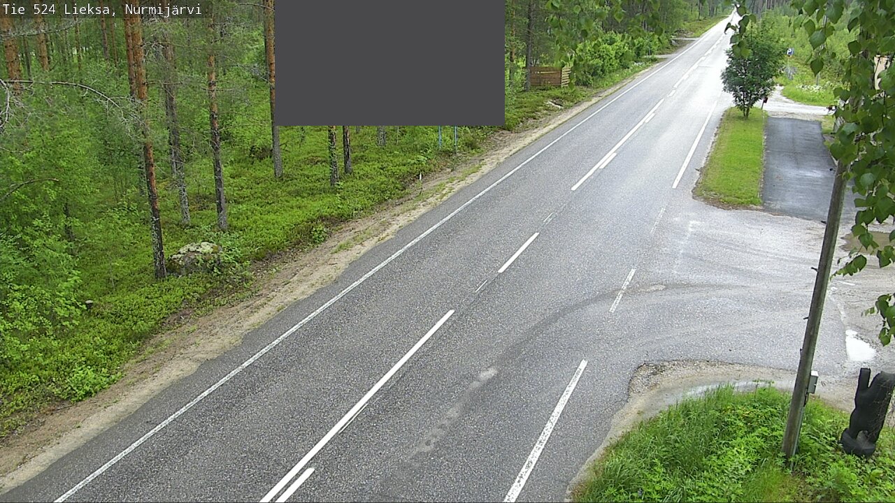 Weather Camera Image Road 524 Lieksa, Nurmijärvi, Lieksa, Pohjois-Karjala