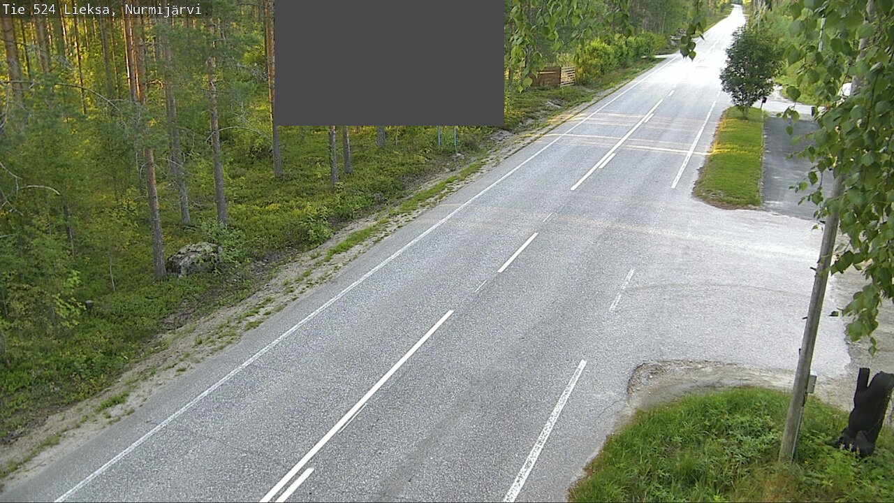 Weather Camera Image Väg 524 Lieksa, Nurmijärvi, Lieksa, Pohjois-Karjala