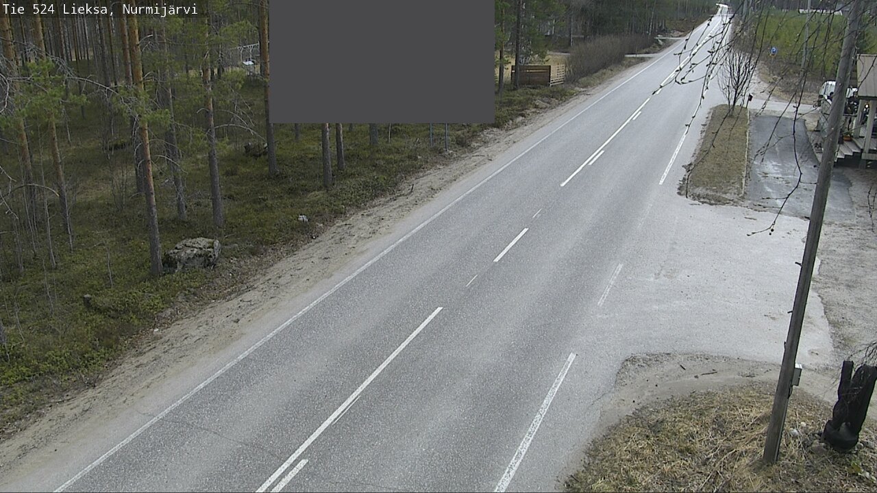 Weather Camera Image Väg 524 Lieksa, Nurmijärvi, Lieksa, Pohjois-Karjala