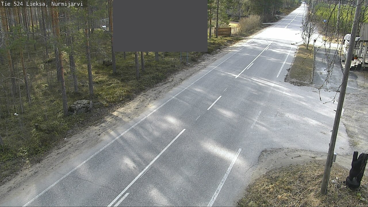 Weather Camera Image Road 524 Lieksa, Nurmijärvi, Lieksa, Pohjois-Karjala