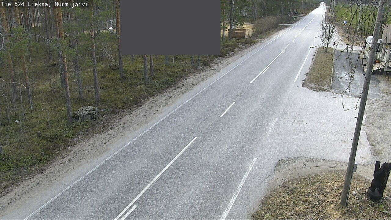 Weather Camera Image Road 524 Lieksa, Nurmijärvi, Lieksa, Pohjois-Karjala