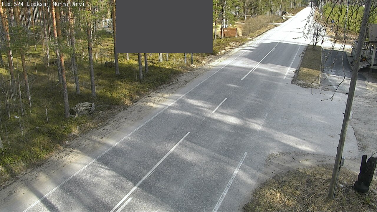 Weather Camera Image Väg 524 Lieksa, Nurmijärvi, Lieksa, Pohjois-Karjala
