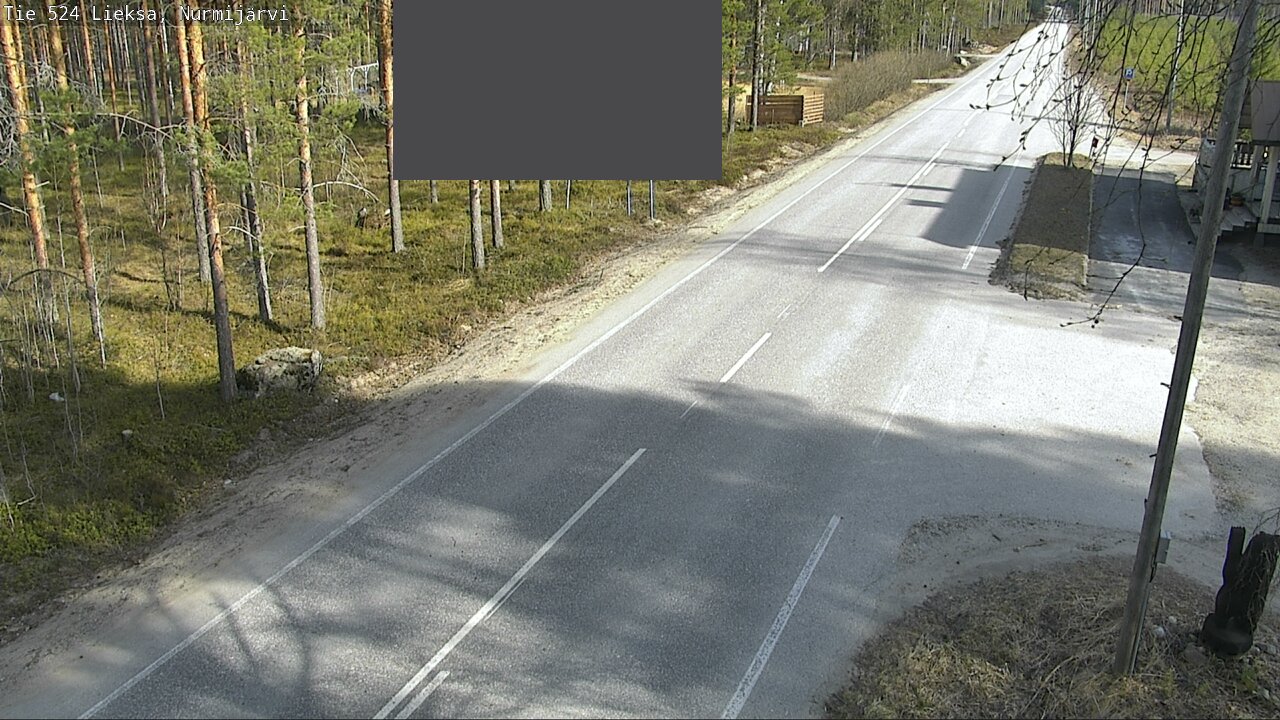 Weather Camera Image Väg 524 Lieksa, Nurmijärvi, Lieksa, Pohjois-Karjala