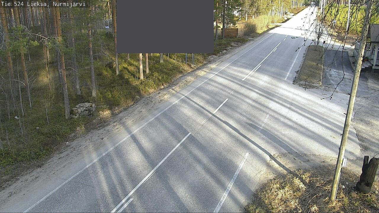 Weather Camera Image Väg 524 Lieksa, Nurmijärvi, Lieksa, Pohjois-Karjala