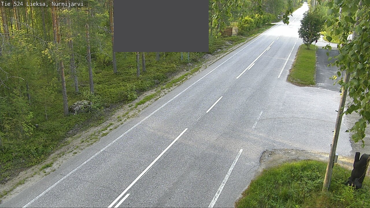 Weather Camera Image Väg 524 Lieksa, Nurmijärvi, Lieksa, Pohjois-Karjala