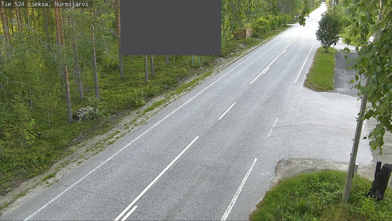 Weather Camera Image Väg 524 Lieksa, Nurmijärvi, Lieksa, Pohjois-Karjala