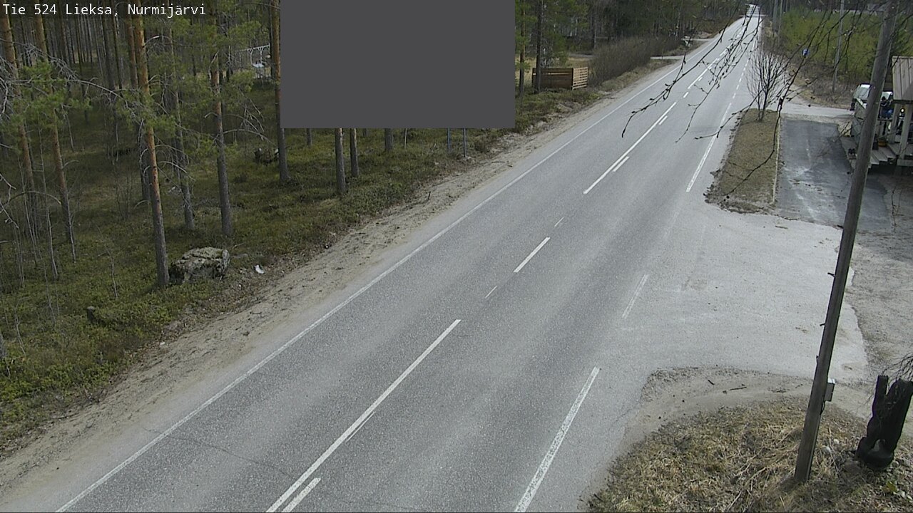 Weather Camera Image Väg 524 Lieksa, Nurmijärvi, Lieksa, Pohjois-Karjala