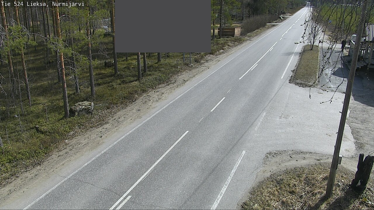 Weather Camera Image Road 524 Lieksa, Nurmijärvi, Lieksa, Pohjois-Karjala