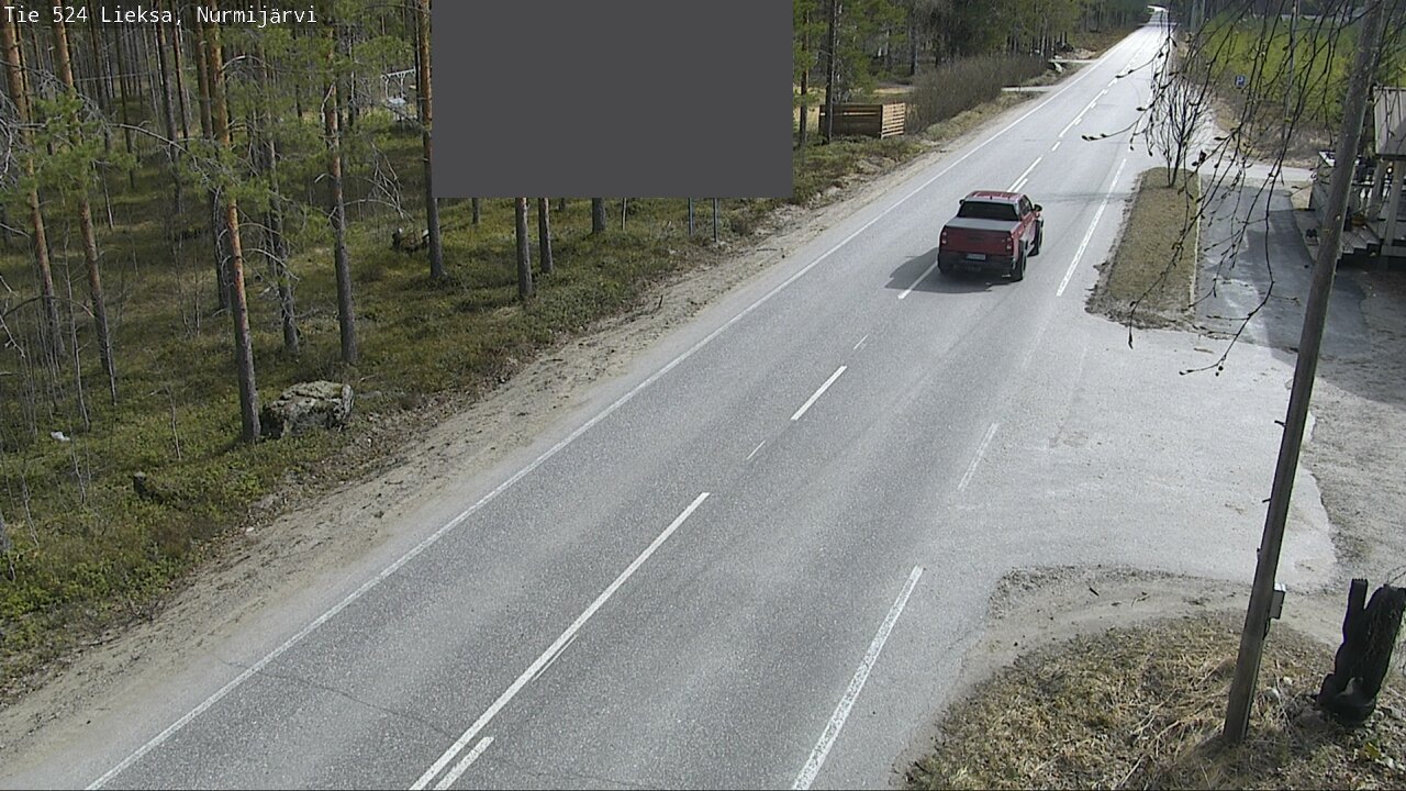Weather Camera Image Road 524 Lieksa, Nurmijärvi, Lieksa, Pohjois-Karjala