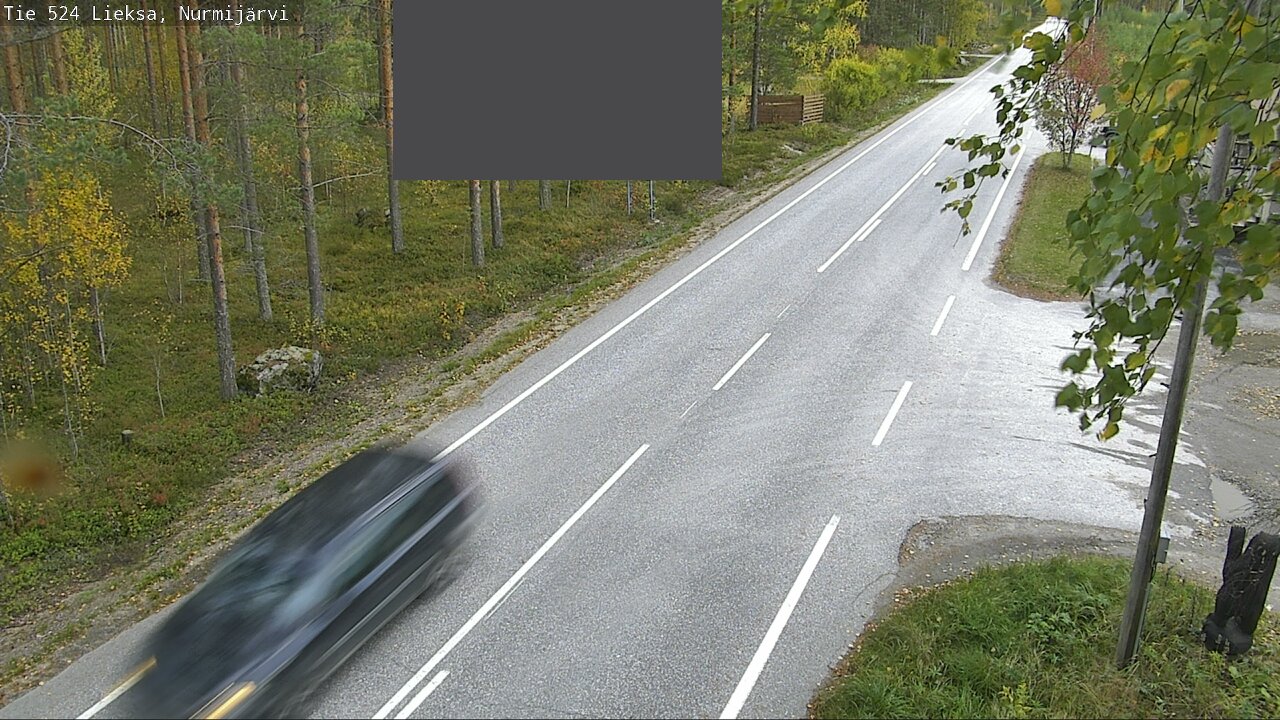 Weather Camera Image Väg 524 Lieksa, Nurmijärvi, Lieksa, Pohjois-Karjala