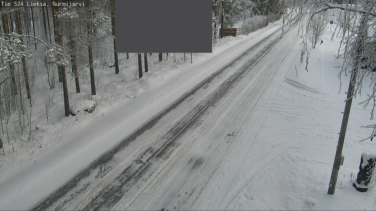 Weather Camera Image Väg 524 Lieksa, Nurmijärvi, Lieksa, Pohjois-Karjala