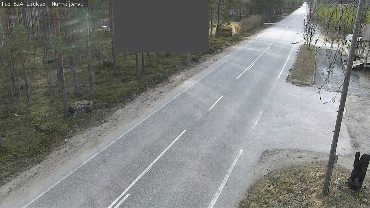 Weather Camera Image Road 524 Lieksa, Nurmijärvi, Lieksa, Pohjois-Karjala