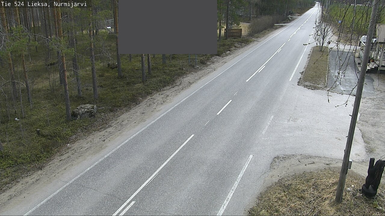 Weather Camera Image Road 524 Lieksa, Nurmijärvi, Lieksa, Pohjois-Karjala