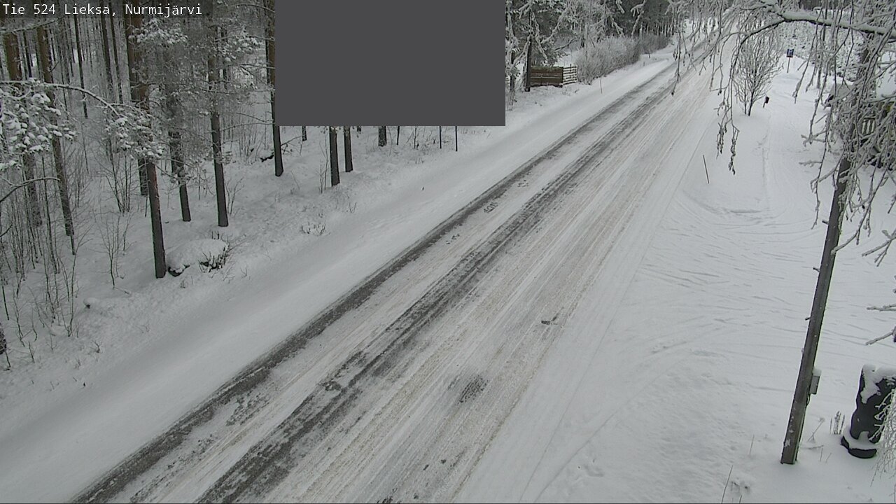 Weather Camera Image Väg 524 Lieksa, Nurmijärvi, Lieksa, Pohjois-Karjala