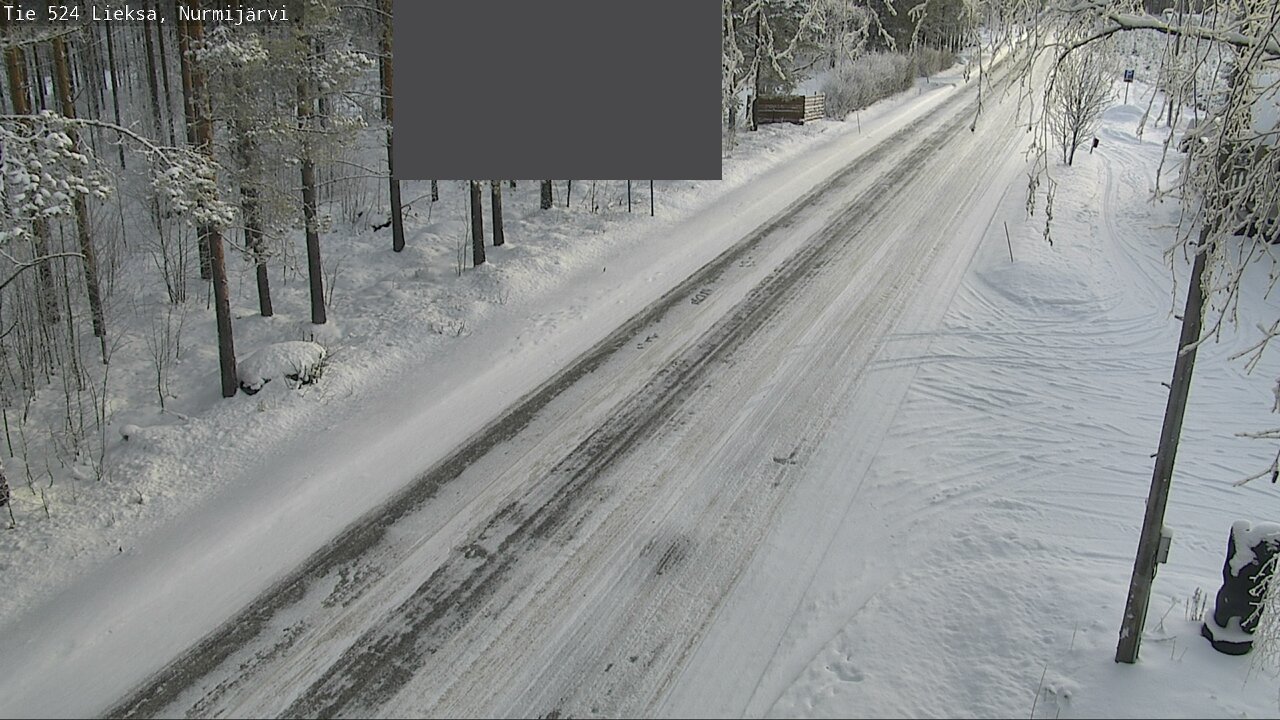 Weather Camera Image Väg 524 Lieksa, Nurmijärvi, Lieksa, Pohjois-Karjala