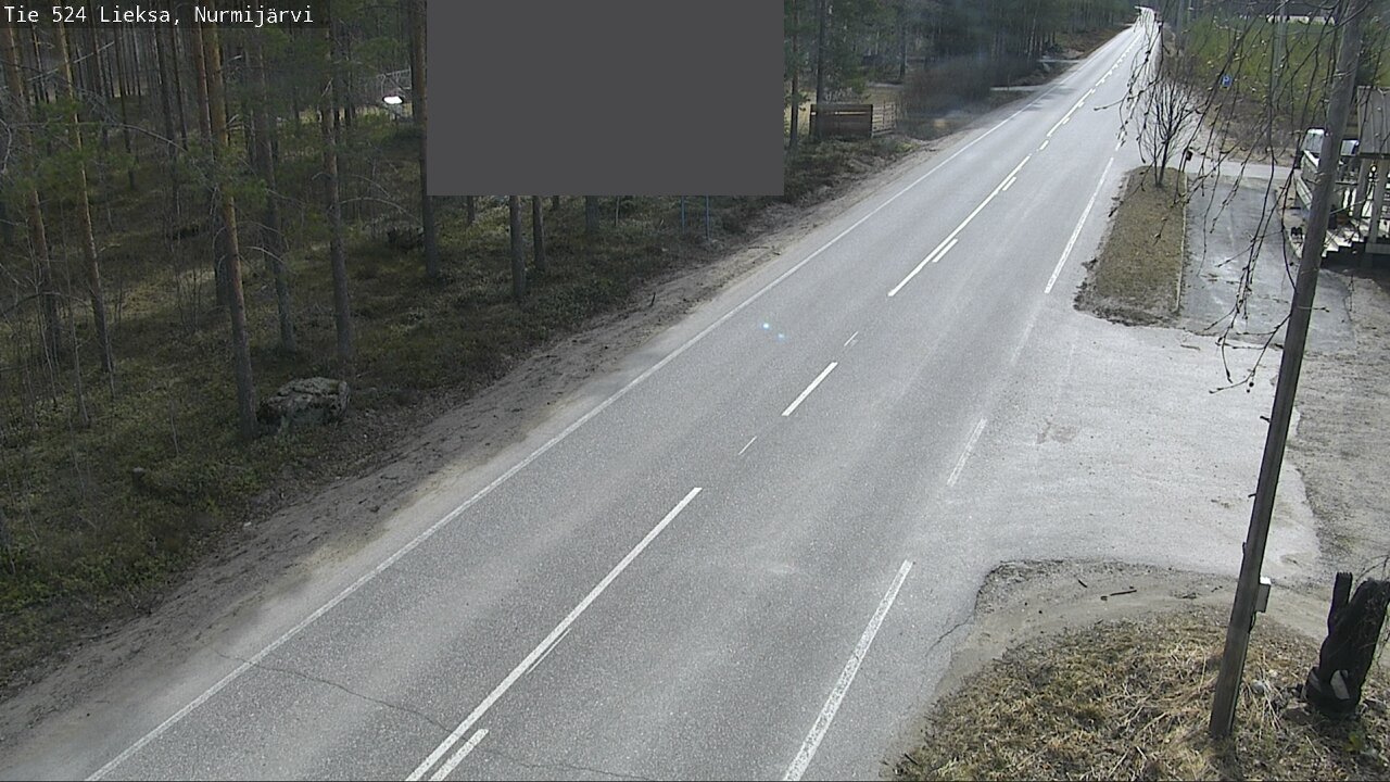 Weather Camera Image Väg 524 Lieksa, Nurmijärvi, Lieksa, Pohjois-Karjala