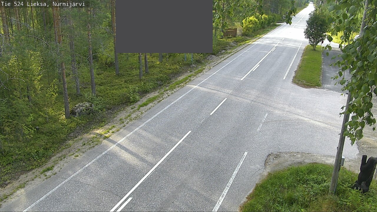 Weather Camera Image Väg 524 Lieksa, Nurmijärvi, Lieksa, Pohjois-Karjala