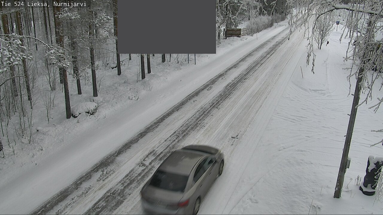 Weather Camera Image Väg 524 Lieksa, Nurmijärvi, Lieksa, Pohjois-Karjala