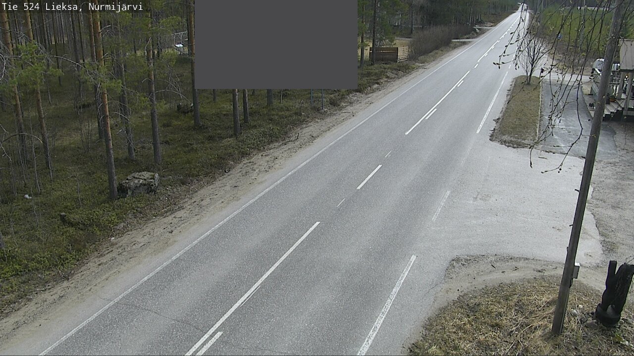 Weather Camera Image Road 524 Lieksa, Nurmijärvi, Lieksa, Pohjois-Karjala