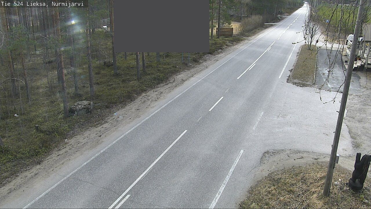 Weather Camera Image Road 524 Lieksa, Nurmijärvi, Lieksa, Pohjois-Karjala