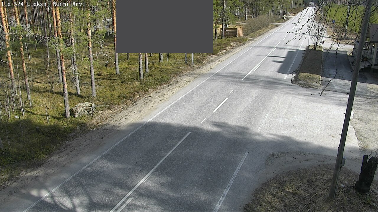 Weather Camera Image Väg 524 Lieksa, Nurmijärvi, Lieksa, Pohjois-Karjala