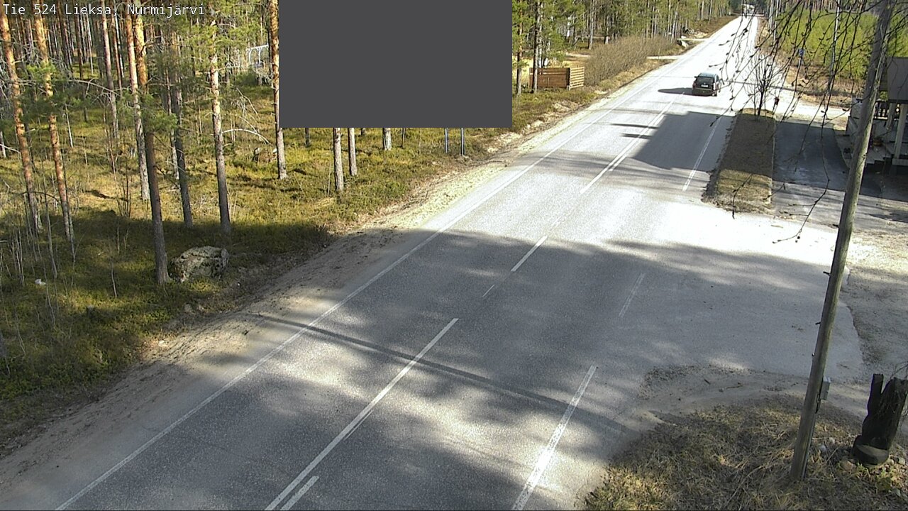 Weather Camera Image Väg 524 Lieksa, Nurmijärvi, Lieksa, Pohjois-Karjala