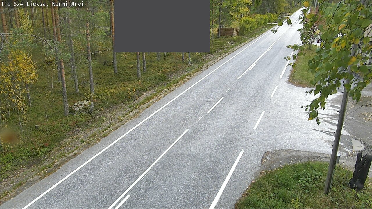 Weather Camera Image Väg 524 Lieksa, Nurmijärvi, Lieksa, Pohjois-Karjala