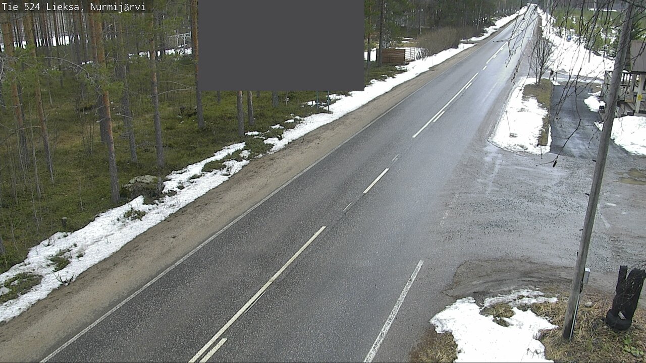 Weather Camera Image Road 524 Lieksa, Nurmijärvi, Lieksa, Pohjois-Karjala