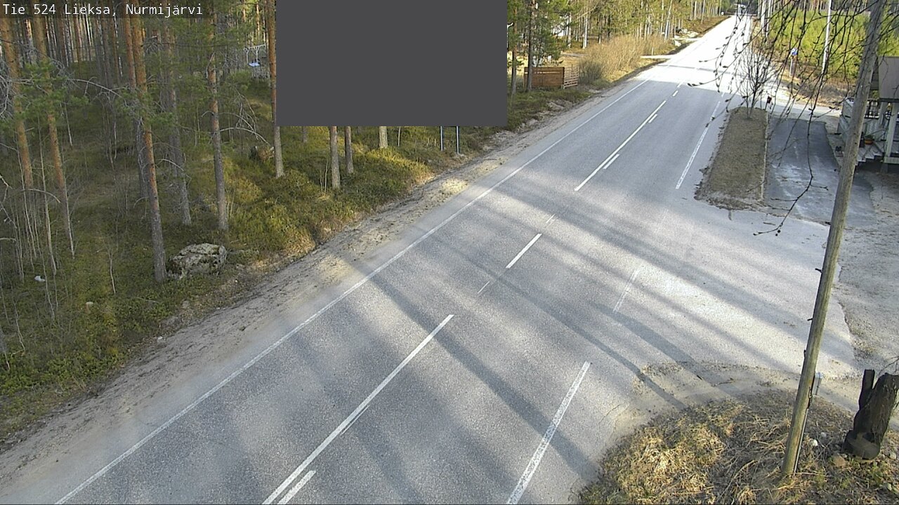 Weather Camera Image Väg 524 Lieksa, Nurmijärvi, Lieksa, Pohjois-Karjala