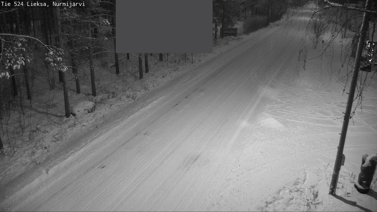 Weather Camera Image Road 524 Lieksa, Nurmijärvi, Lieksa, Pohjois-Karjala