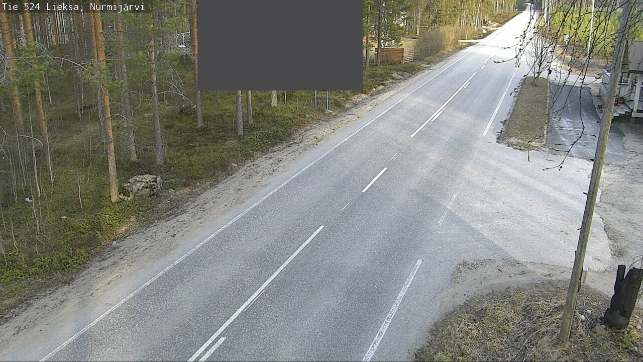 Weather Camera Image Väg 524 Lieksa, Nurmijärvi, Lieksa, Pohjois-Karjala