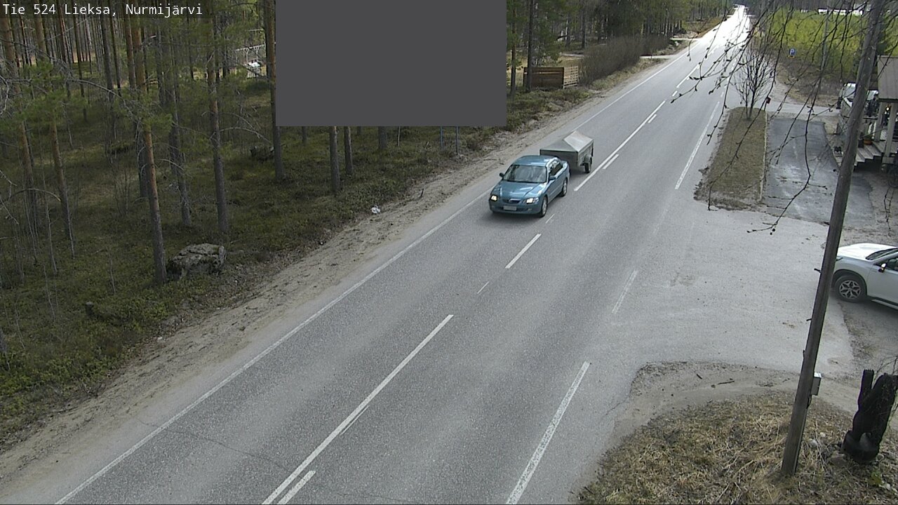 Weather Camera Image Väg 524 Lieksa, Nurmijärvi, Lieksa, Pohjois-Karjala