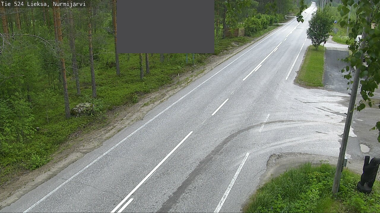 Weather Camera Image Väg 524 Lieksa, Nurmijärvi, Lieksa, Pohjois-Karjala
