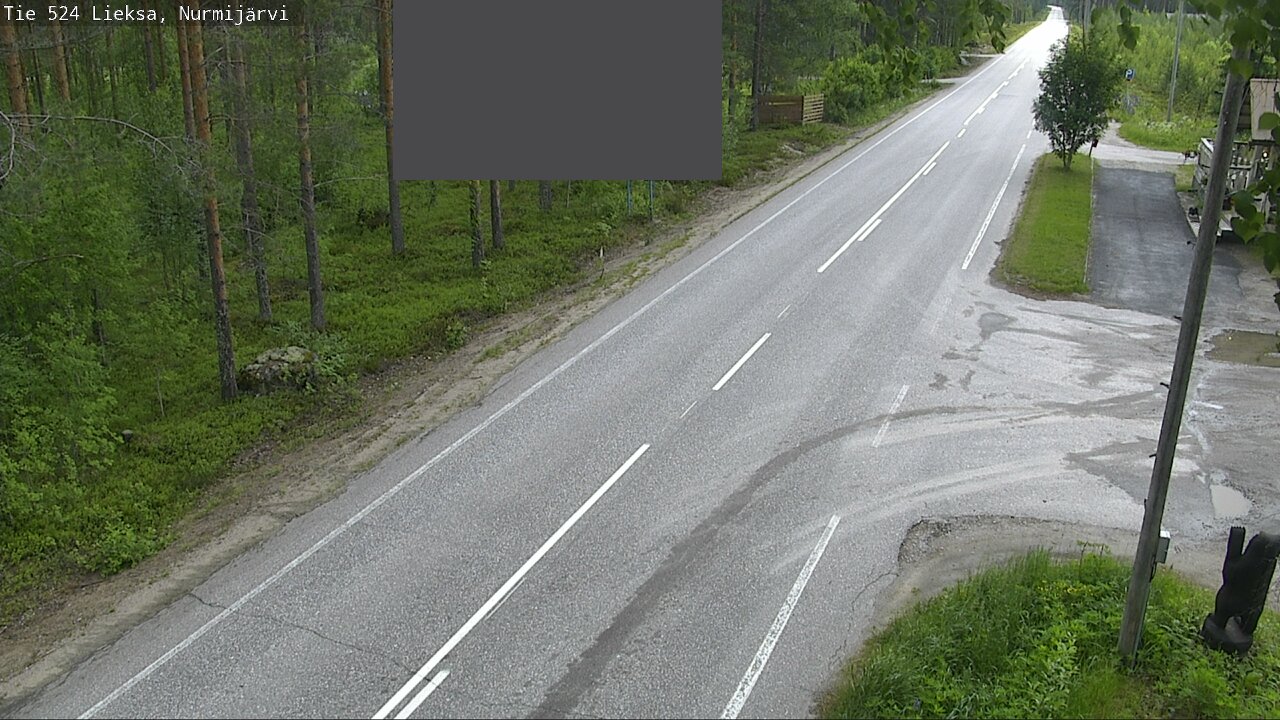 Weather Camera Image Road 524 Lieksa, Nurmijärvi, Lieksa, Pohjois-Karjala