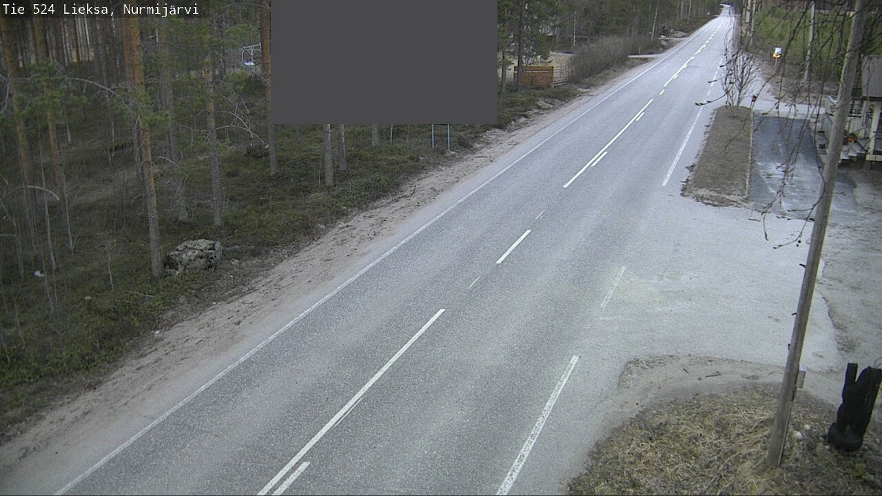 Weather Camera Image Väg 524 Lieksa, Nurmijärvi, Lieksa, Pohjois-Karjala