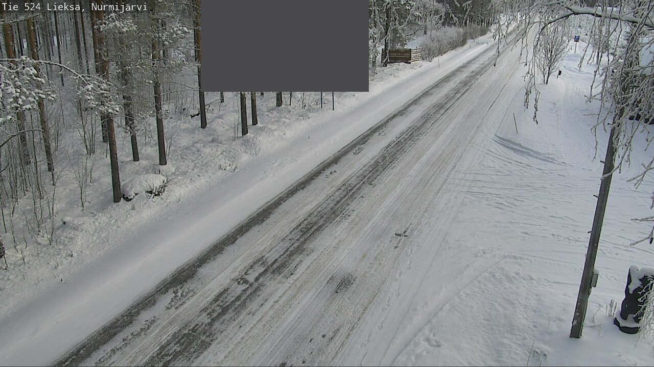 Weather Camera Image Väg 524 Lieksa, Nurmijärvi, Lieksa, Pohjois-Karjala