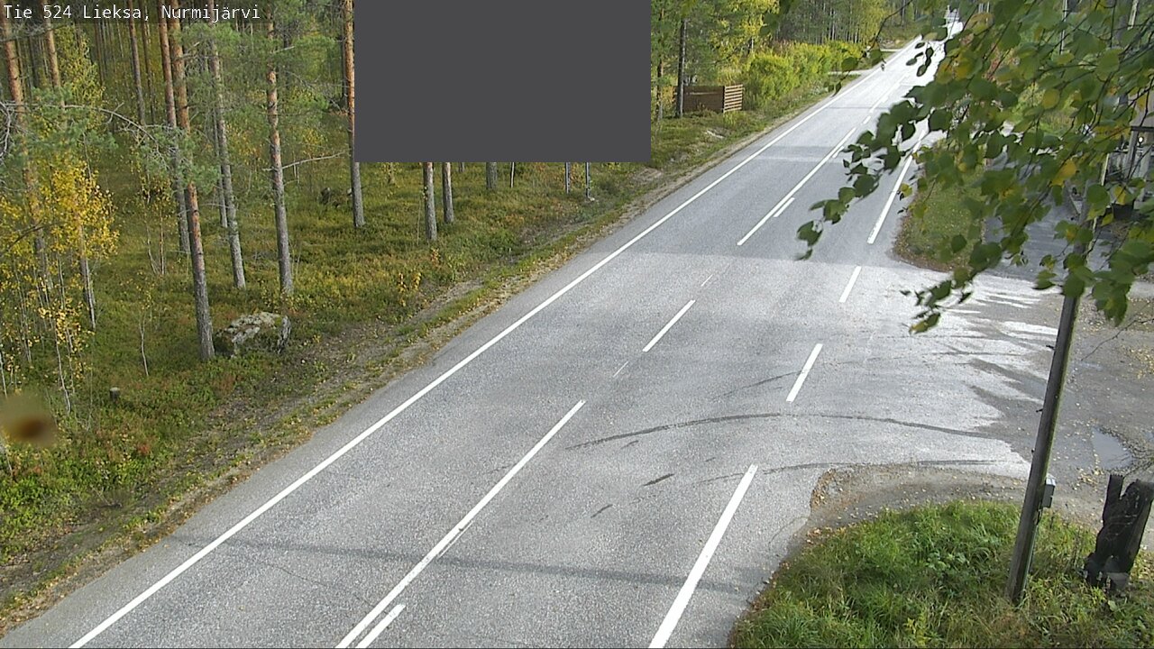 Weather Camera Image Väg 524 Lieksa, Nurmijärvi, Lieksa, Pohjois-Karjala
