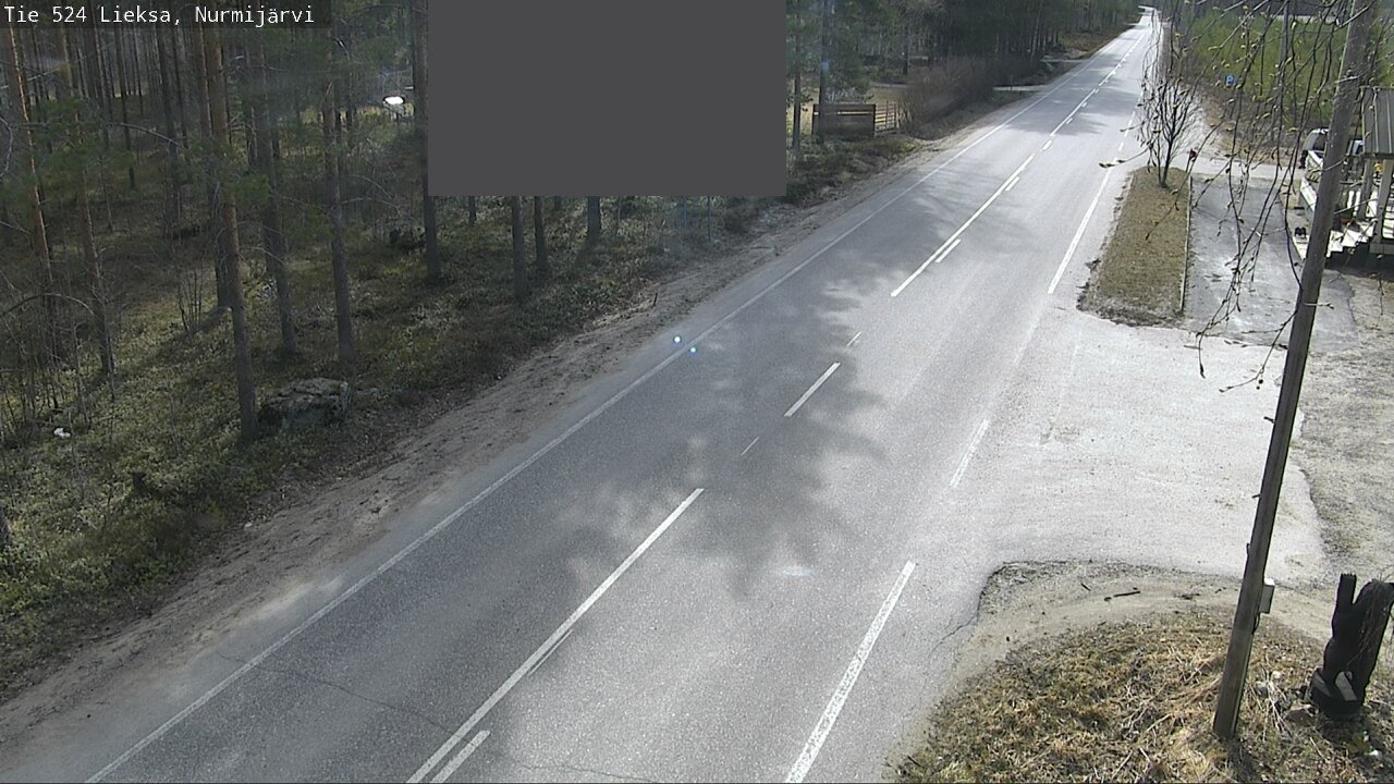Weather Camera Image Road 524 Lieksa, Nurmijärvi, Lieksa, Pohjois-Karjala