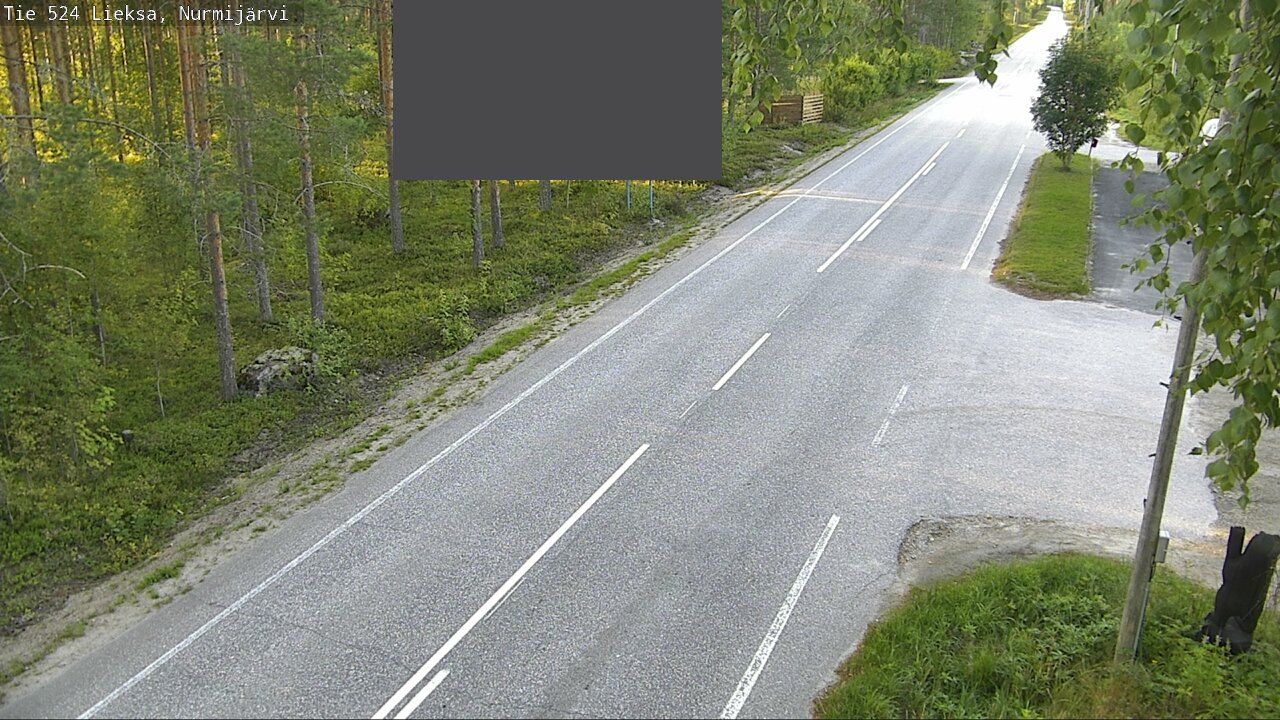 Weather Camera Image Väg 524 Lieksa, Nurmijärvi, Lieksa, Pohjois-Karjala