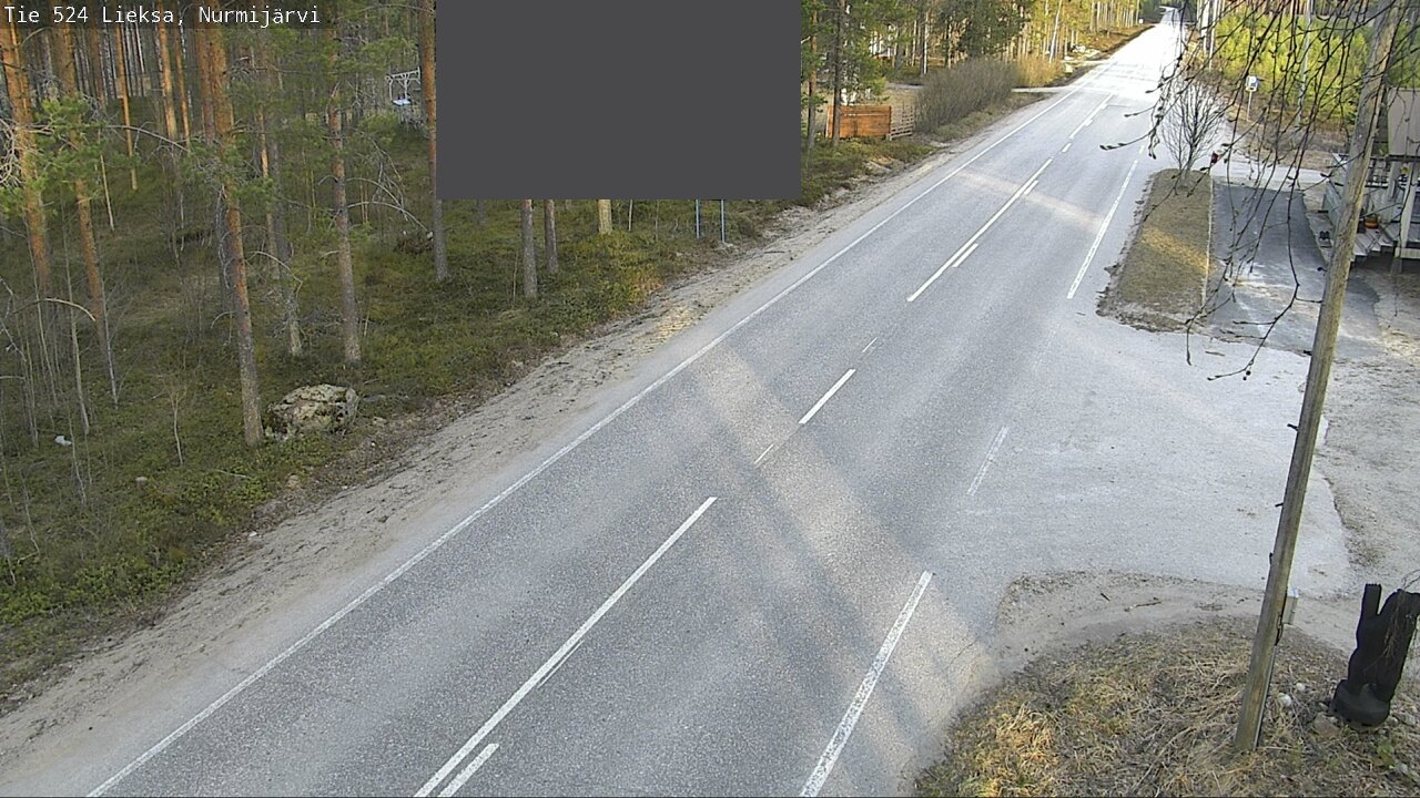 Weather Camera Image Väg 524 Lieksa, Nurmijärvi, Lieksa, Pohjois-Karjala