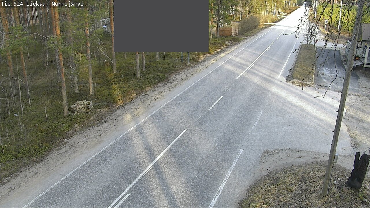 Weather Camera Image Väg 524 Lieksa, Nurmijärvi, Lieksa, Pohjois-Karjala