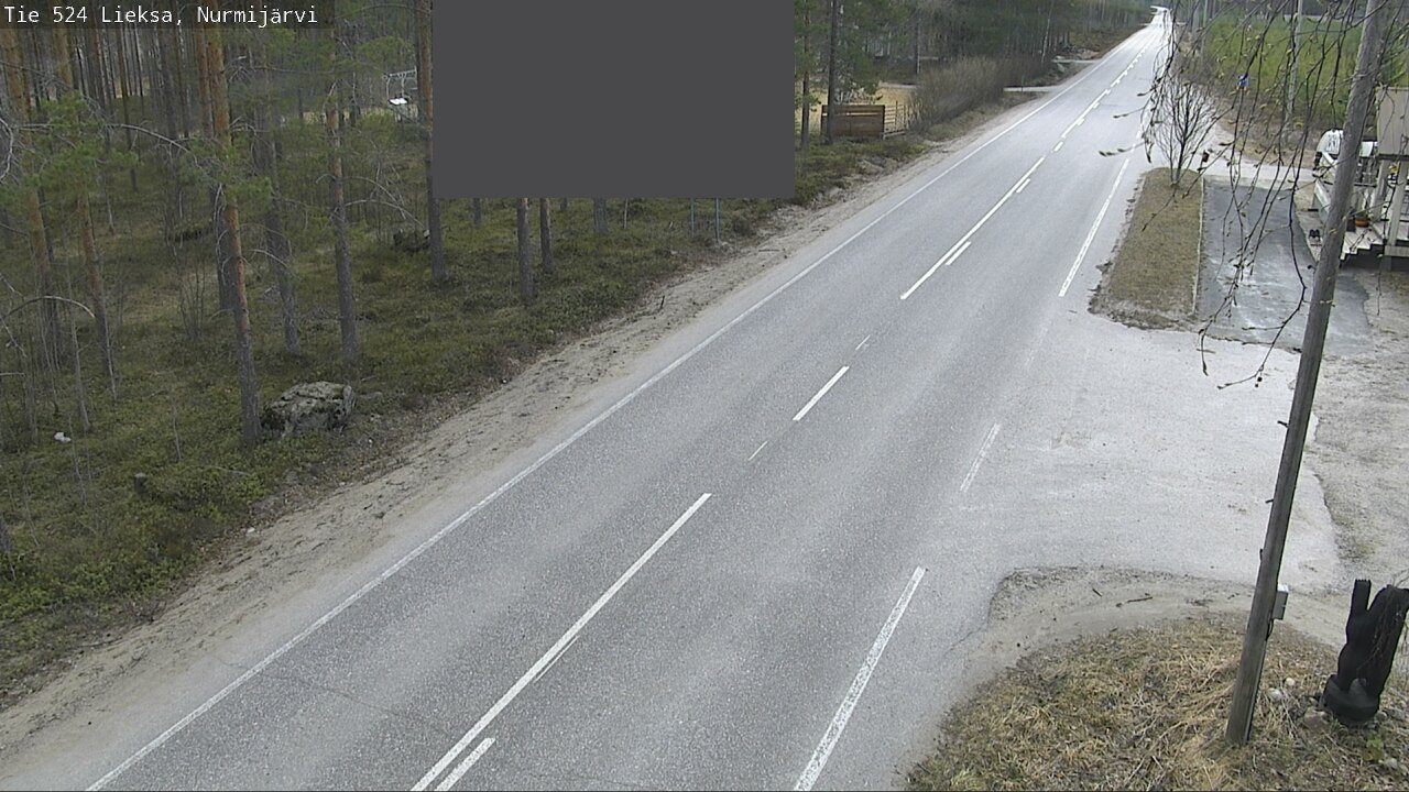 Weather Camera Image Road 524 Lieksa, Nurmijärvi, Lieksa, Pohjois-Karjala