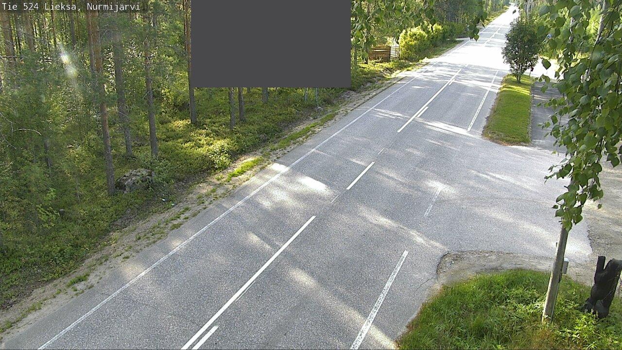 Weather Camera Image Väg 524 Lieksa, Nurmijärvi, Lieksa, Pohjois-Karjala