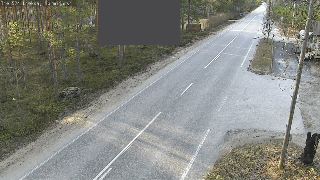 Weather Camera Image Road 524 Lieksa, Nurmijärvi, Lieksa, Pohjois-Karjala