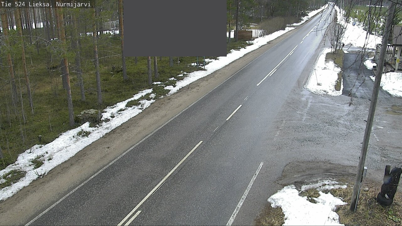 Weather Camera Image Road 524 Lieksa, Nurmijärvi, Lieksa, Pohjois-Karjala