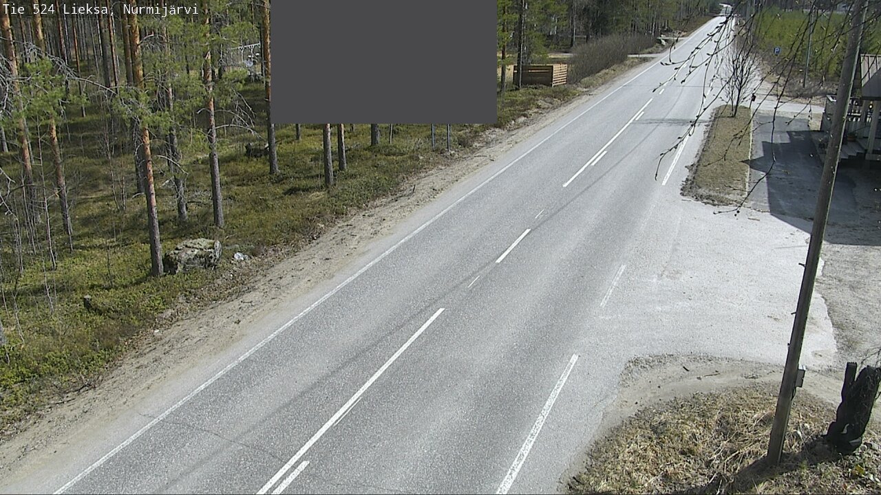 Weather Camera Image Väg 524 Lieksa, Nurmijärvi, Lieksa, Pohjois-Karjala