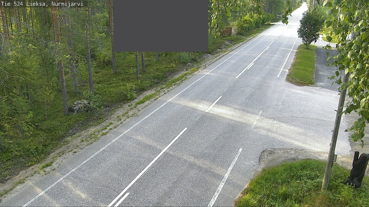 Weather Camera Image Väg 524 Lieksa, Nurmijärvi, Lieksa, Pohjois-Karjala