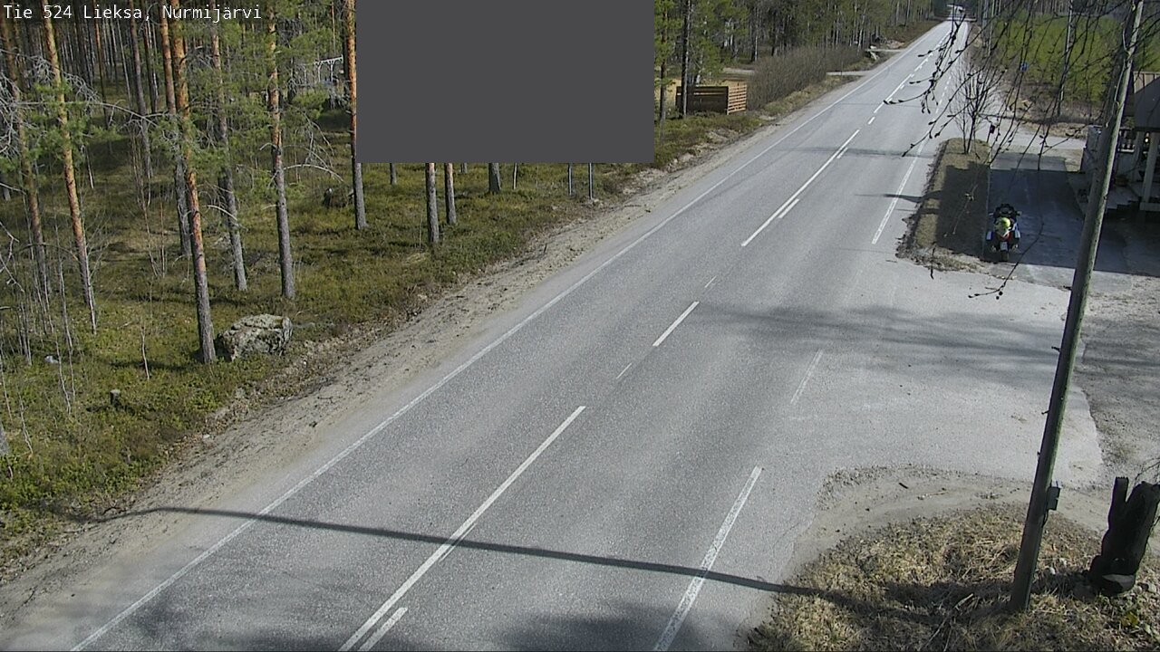 Weather Camera Image Väg 524 Lieksa, Nurmijärvi, Lieksa, Pohjois-Karjala