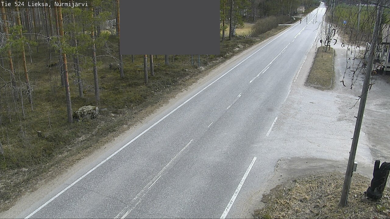 Weather Camera Image Väg 524 Lieksa, Nurmijärvi, Lieksa, Pohjois-Karjala