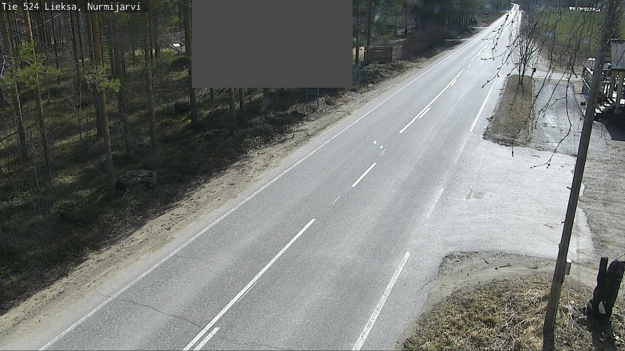 Weather Camera Image Väg 524 Lieksa, Nurmijärvi, Lieksa, Pohjois-Karjala